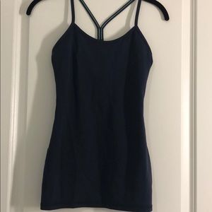 Navy blue lululemon tank